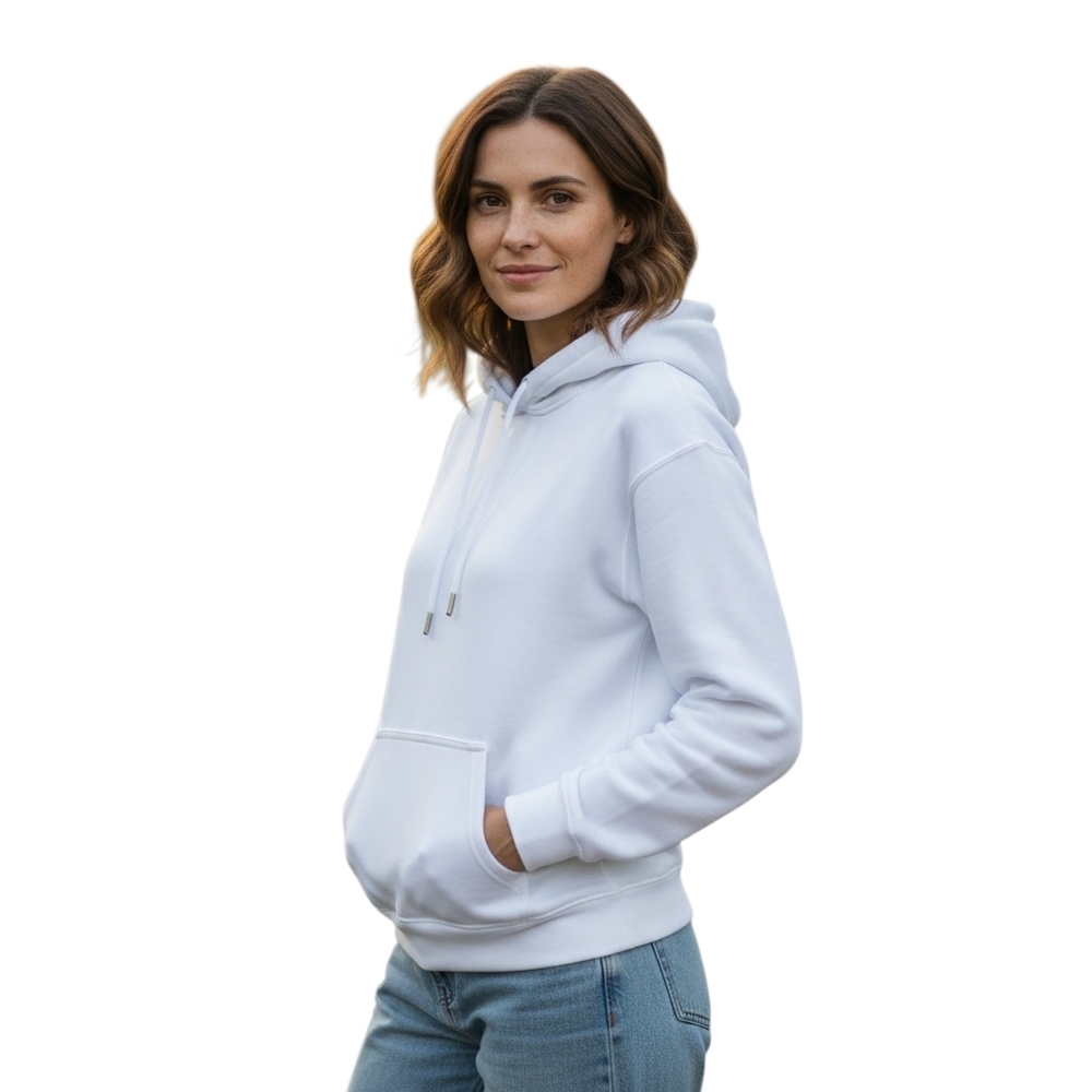 Women's White Hoodie Size Small